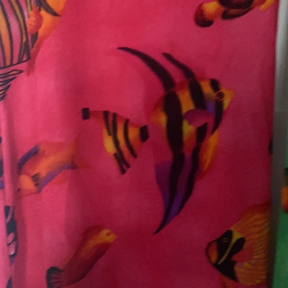 Kids bathing suit coverups.  Pink size 10.  Green Size 6 - Picture 2 of 3